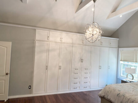 Bedroom White Reach-in Wall Closets - View 18, Opens Model Box