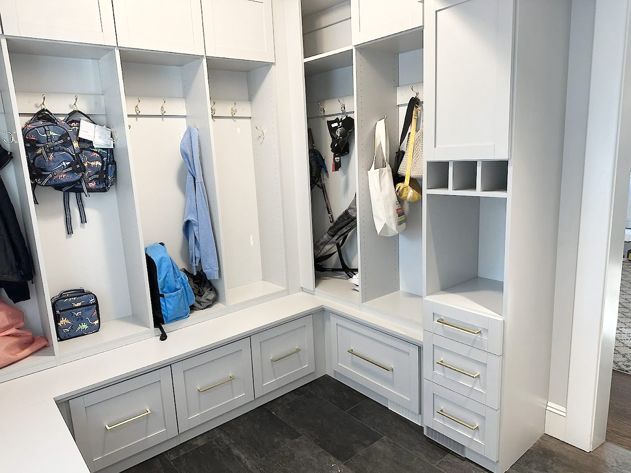 - View 4, Opens Model BoxWhite Mudroom