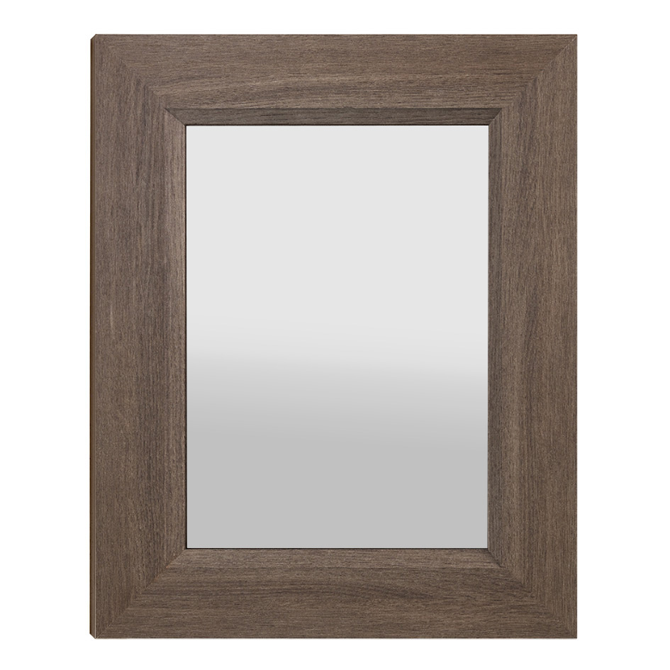 45 wood panel with mirror cutout - View 6