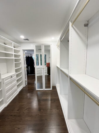 White Walk-In Closet - View 21, Opens Model Box