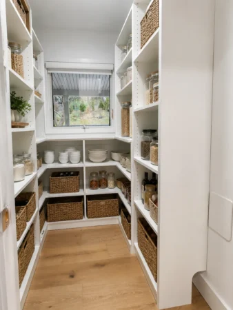 Custom Designed Walk In Pantry