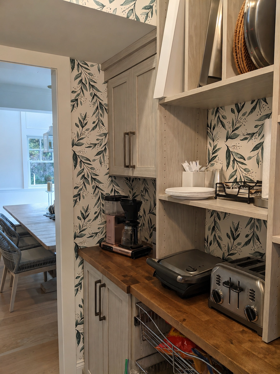 Adding Countertop functionality to your custom pantry design.