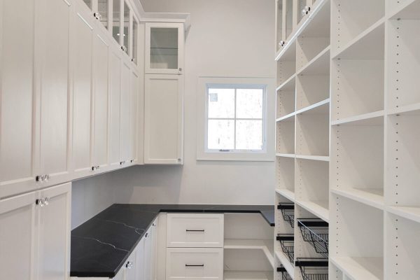 Large White Kitchen Pantry Room